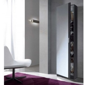 Mueble zapatero kit 1 puerta + espejo modelo Coral II