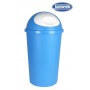 Cubo de basura con tapa 2 tamaños azul