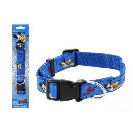 Pack collar para perro mickey azul