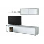 Mueble salón TV modelo Silver cemento blanco 