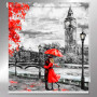 Estor enrollable fotográfico impresión digital Red in world - Big Ben london