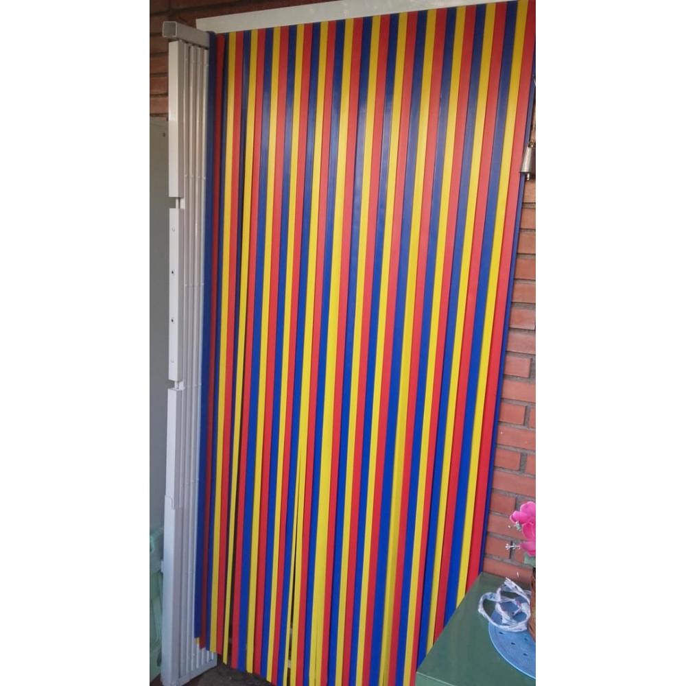 Tiras de cortina de plástico transparente industrial cortina de listones de  PVC cortina de puerta impermeable para tienda, fábrica, garaje (tamaño 