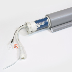 Motor tubular AM35 para estores enrollables con diferentes 2opciones