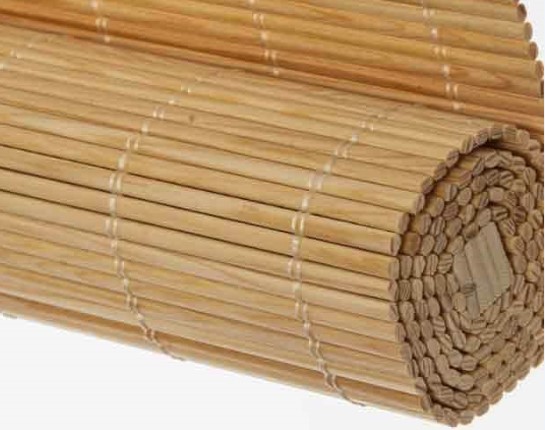 Estores de bambú
